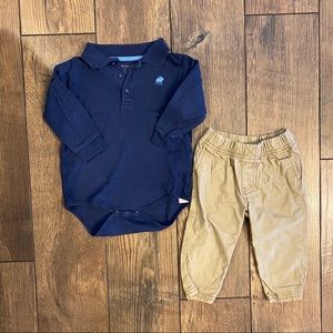 Babycottons Polo & Carter’s Pants